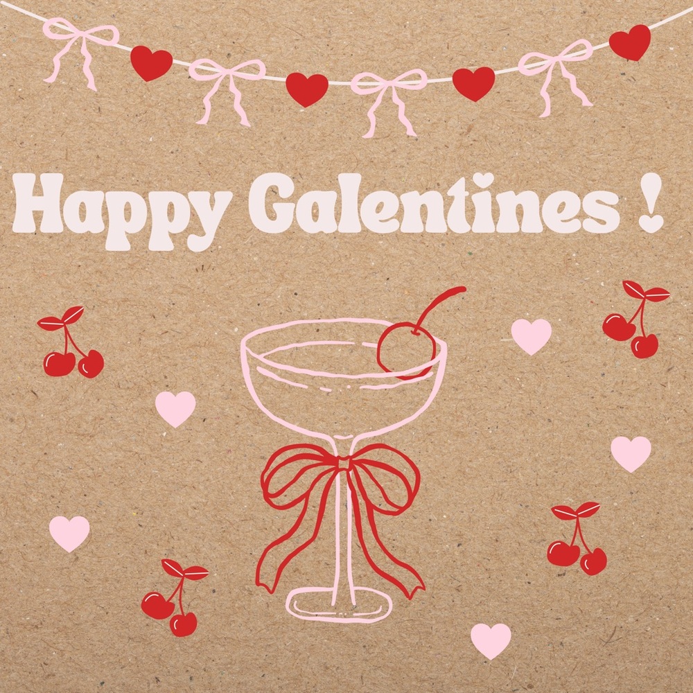 Valentines painted banners